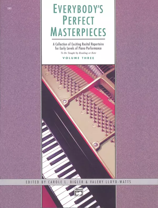 Everybody's Perfect Masterpieces, Volume 3: Piano Book