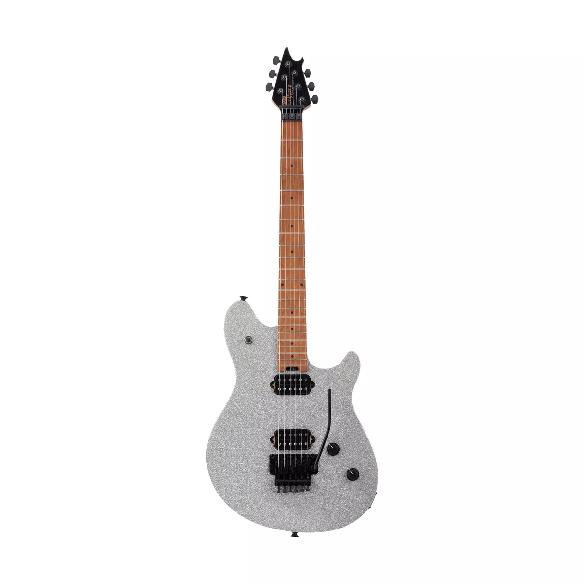 EVH Wolfgang Standard Electric Guitar, Maple FB, Silver Sparkle