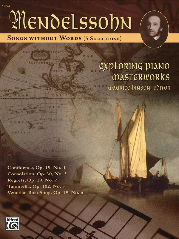 Exploring Piano Masterworks: Songs without Words (5 Selections): Piano Book