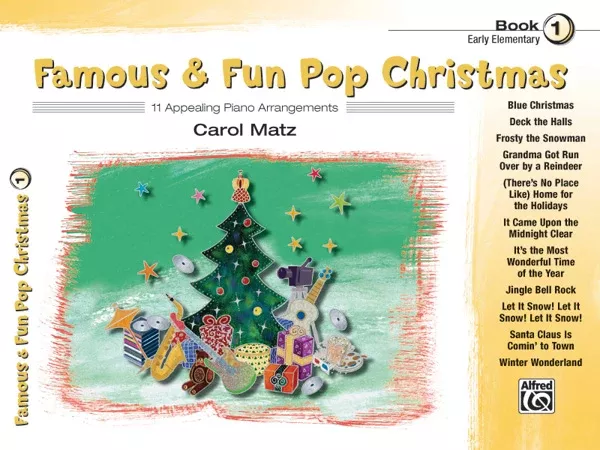 Famous & Fun Pop Christmas, Book 1: Piano Book