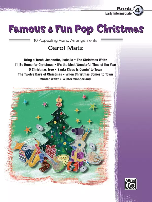 Famous & Fun Pop Christmas, Book 4: Piano Book