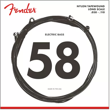 Fender 9120M Nylon Tapewound 58-110 Set of Electric Bass Strings