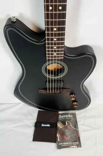 Fender Acoustasonic Standard Jazzmaster, Black