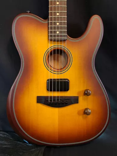 Fender Acoustasonic Standard Telecaster, Honey Burst