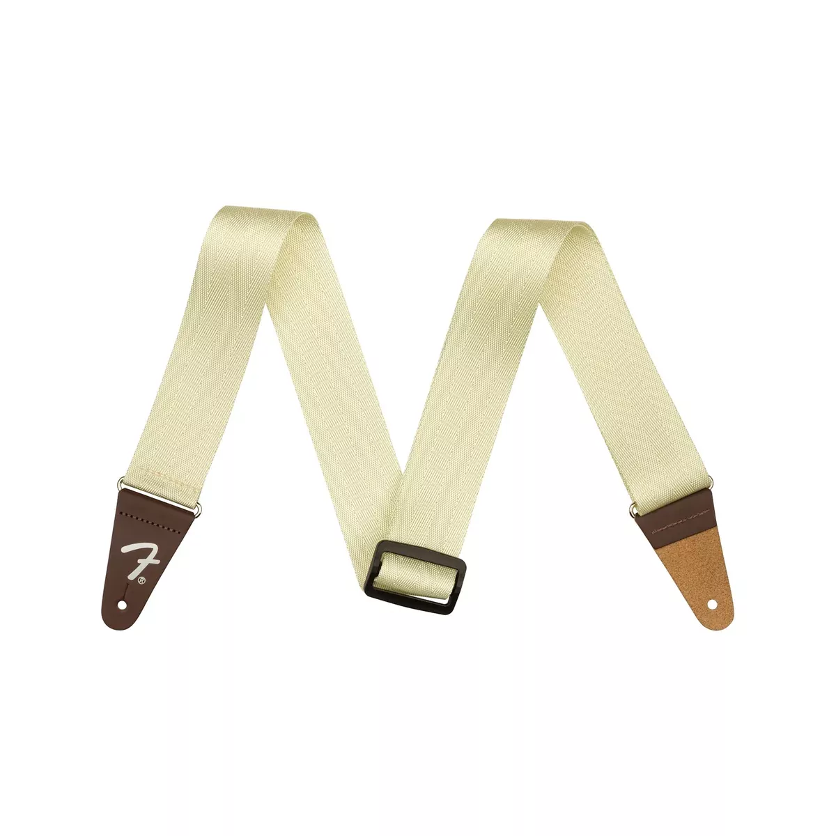 Fender Am Pro Seat Belt Guitar Strap, 2-inch, Olympic White