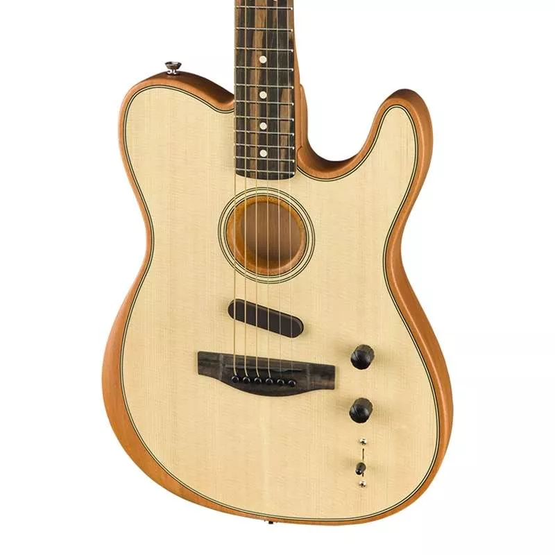 Fender American Acoustasonic Telecaster - Natural with Ebony Fingerboard