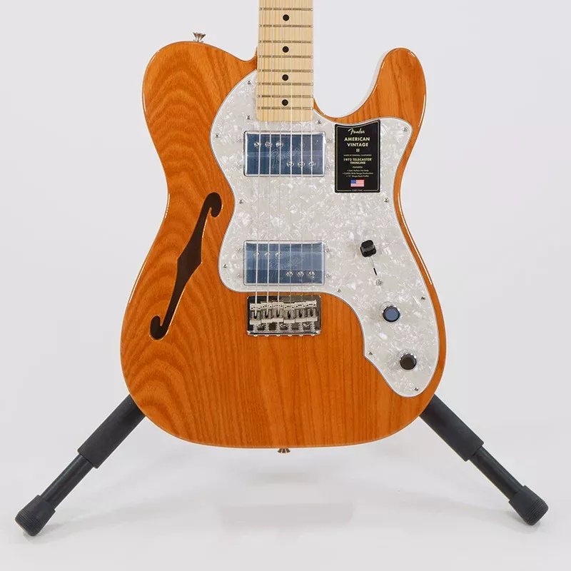Fender American Vintage II 1972 Telecaster Thinline - Aged Natural with Maple Fingerboard