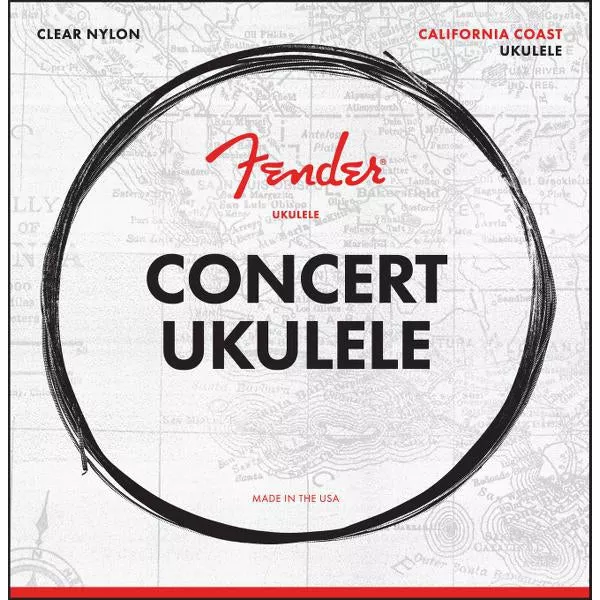 Fender California Coast Concert Ukulele Strings