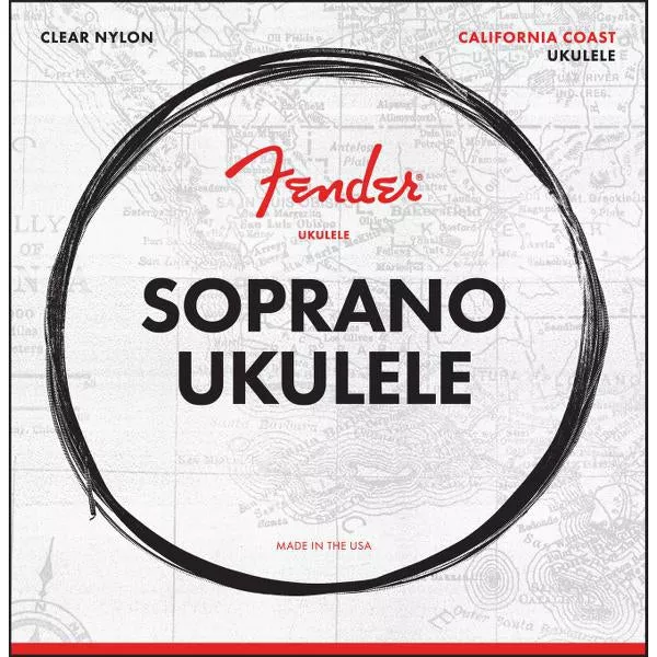 Fender California Coast Soprano Ukulele Strings