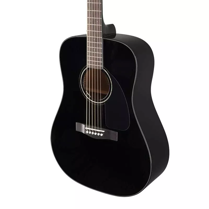 Fender CD-60 Dreadnought V3 with Case - Black with Walnut Fingerboard