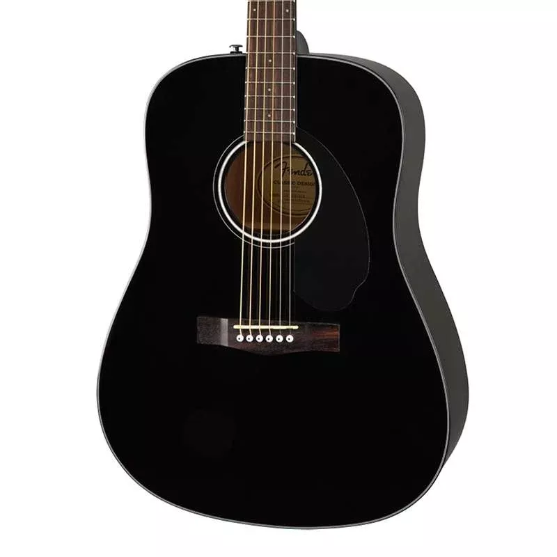 Fender CD-60S Dreadnought - Black with Walnut Fingerboard