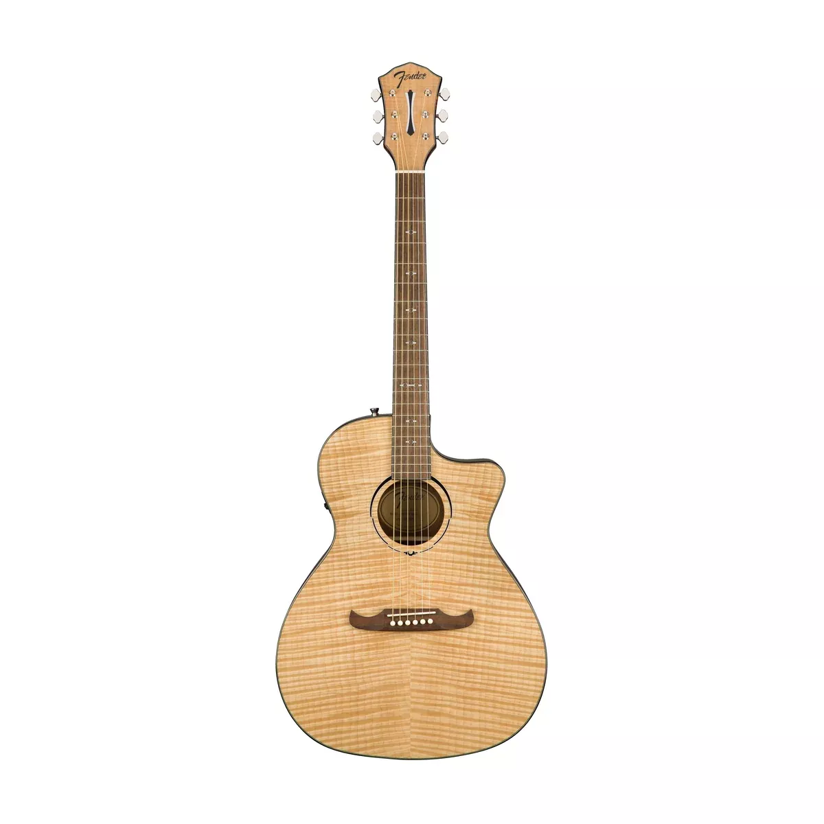 Fender FA-345CE Auditorium Acoustic Guitar, Natural