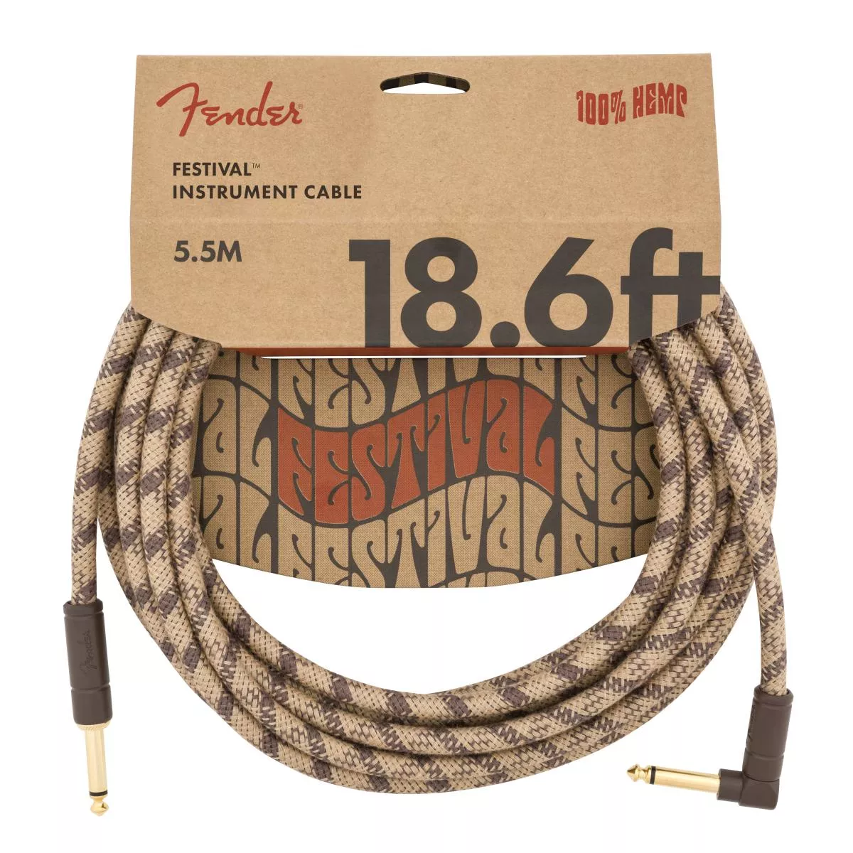 Fender Festival Instrument Cable, Pure Hemp