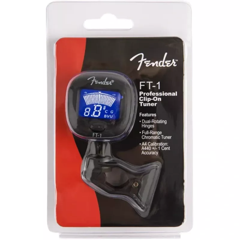 Fender FT-1 Pro Clip On Tuner Black