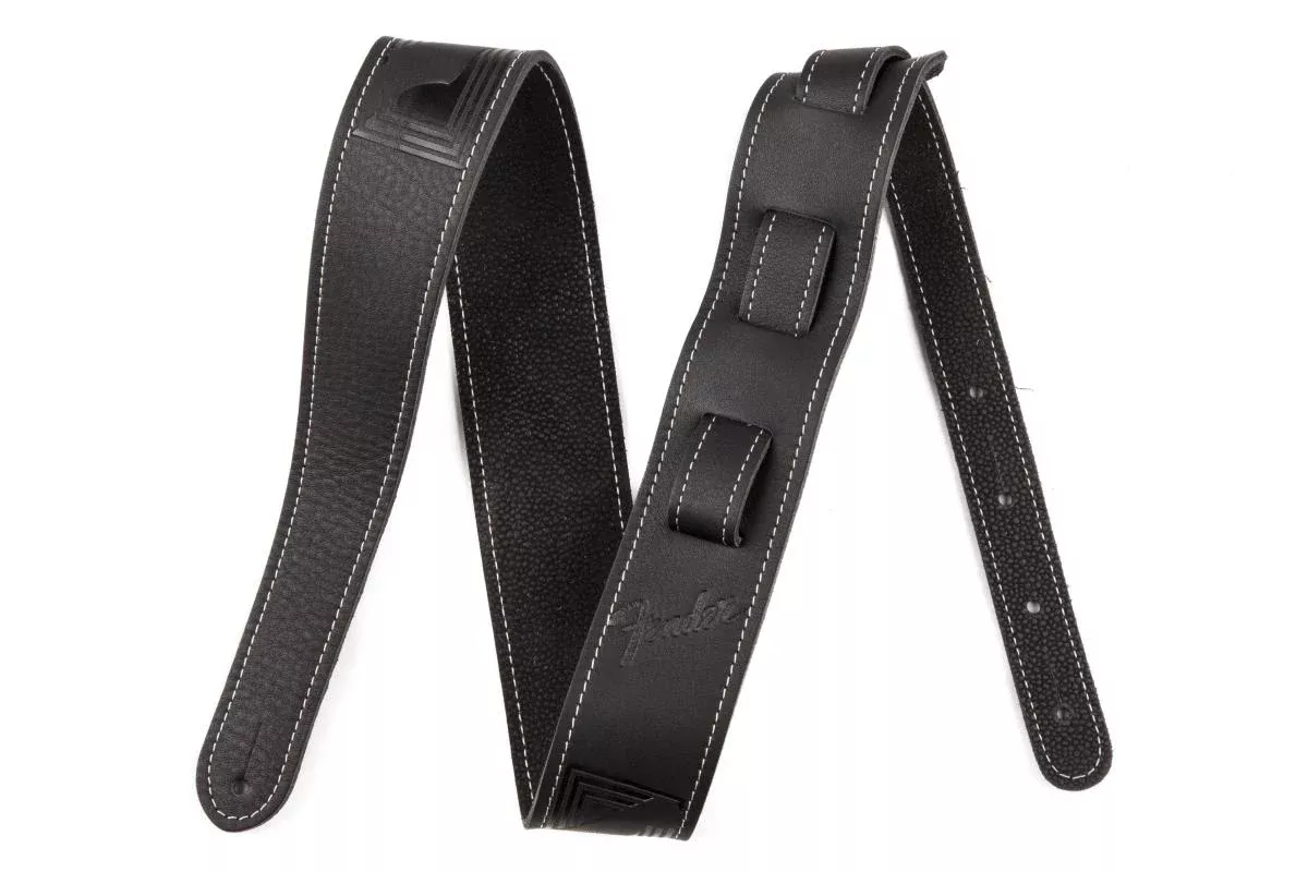 Fender Monogrammed Leather Guitar Strap