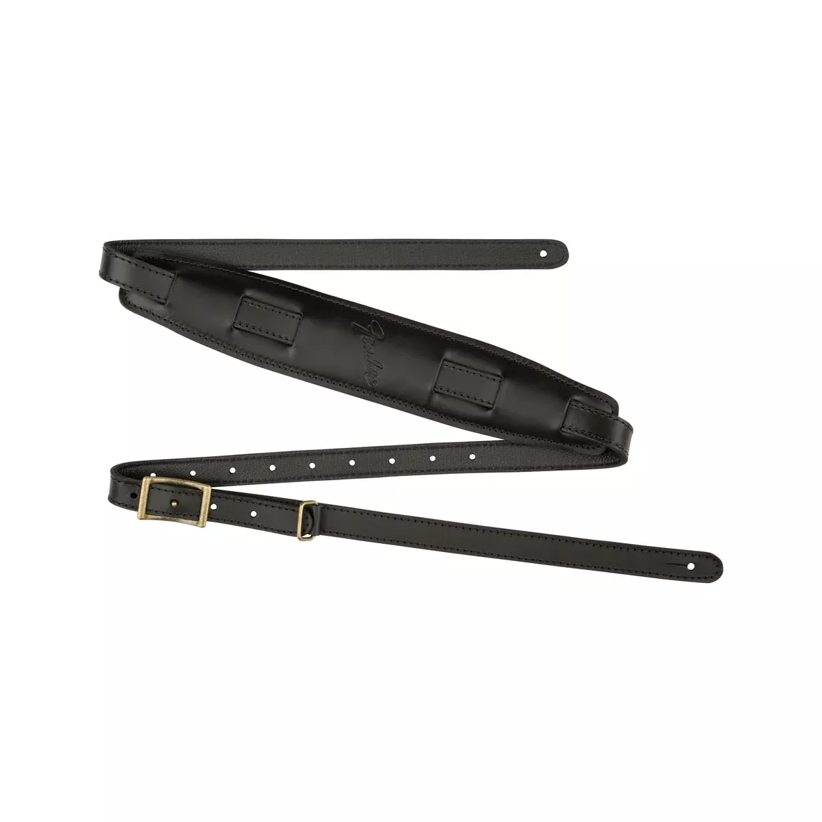 Fender Mustang Saddle Guitar Strap, Black