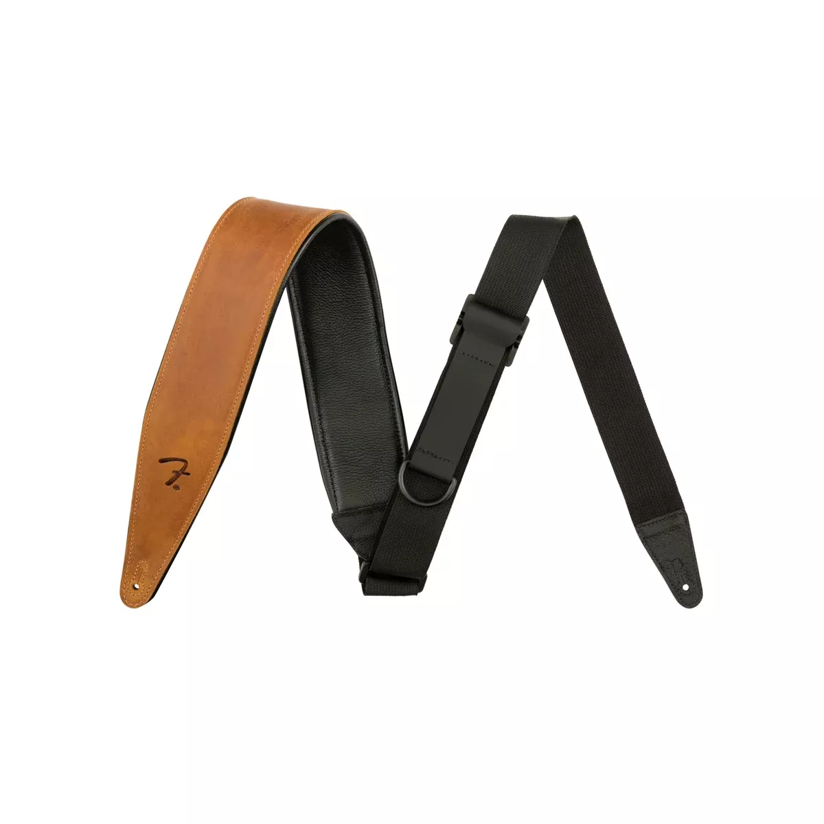 Fender Right Height Guitar Strap, Cognac