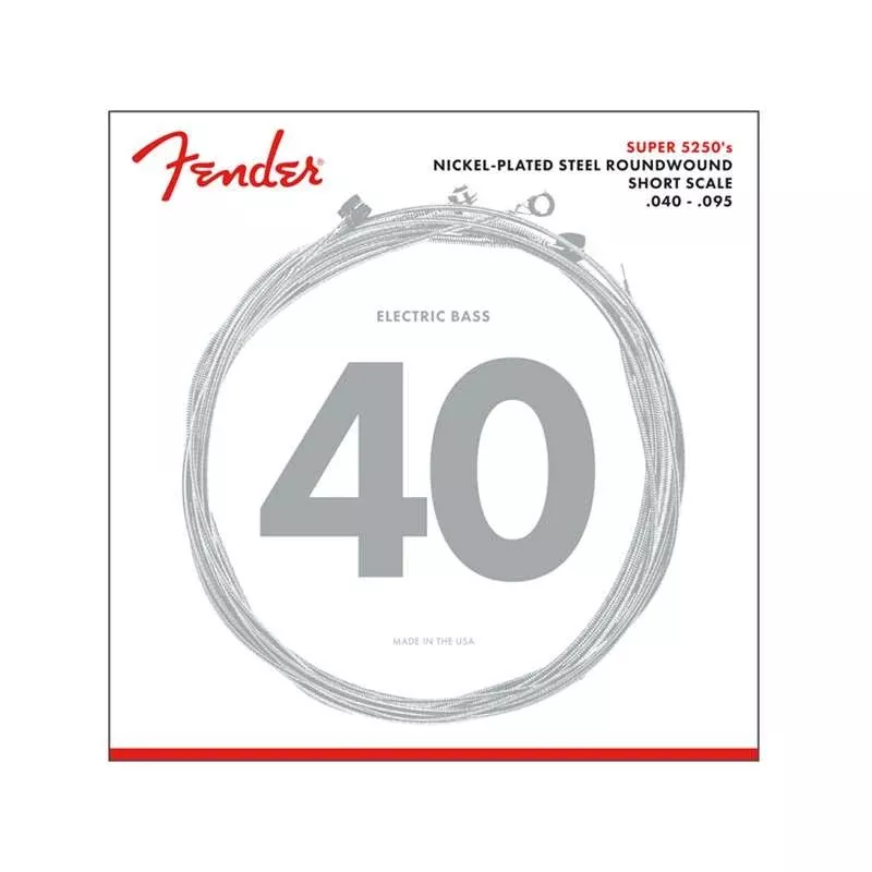Fender Stainless Steel Bass Strings - 40-95 Short Scale