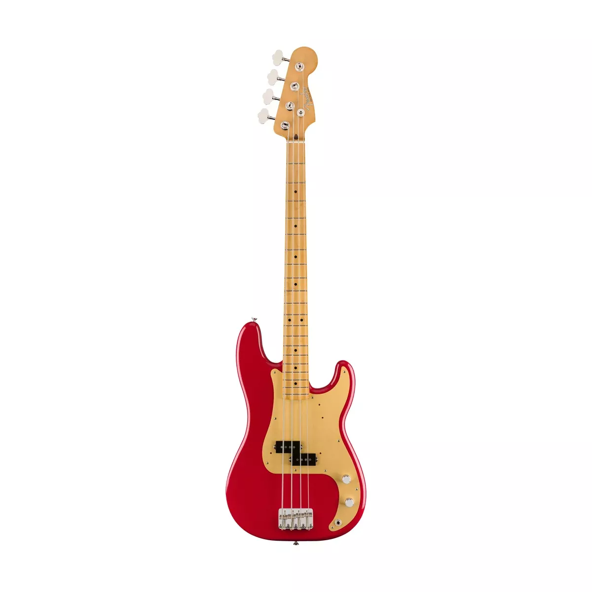 Fender Vintera 50s Precision Bass Guitar, Maple FB, Dakota Red