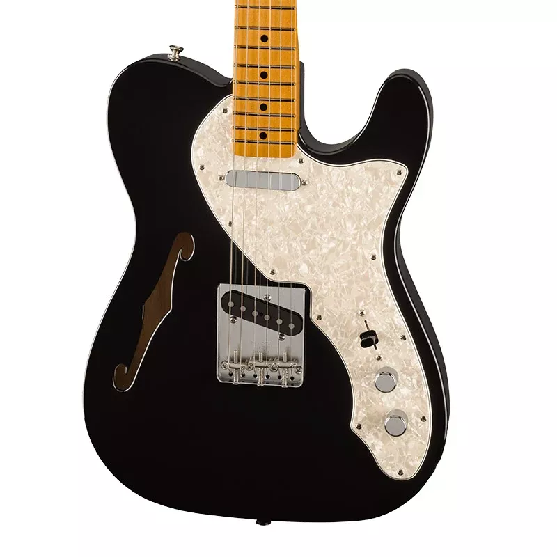 Fender Vintera II '60s Telecaster Thinline - Black with Maple Fingerboard