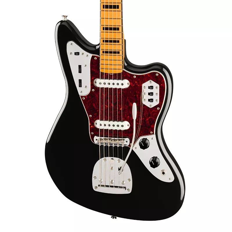 Fender Vintera II '70s Jaguar - Black with Maple Fingerboard