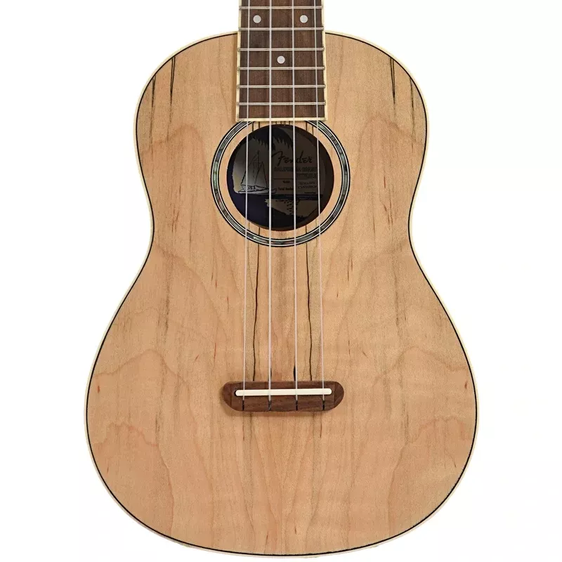 Fender Zuma Exotic Concert Ukulele, Spalted Maple