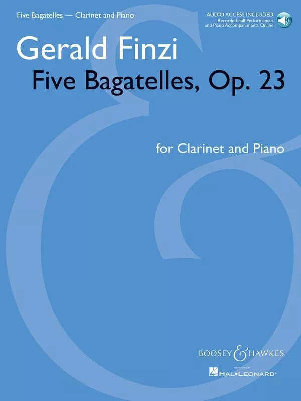 FINZI - 5 BAGATELLES OP 23 CLARINET/PIANO
