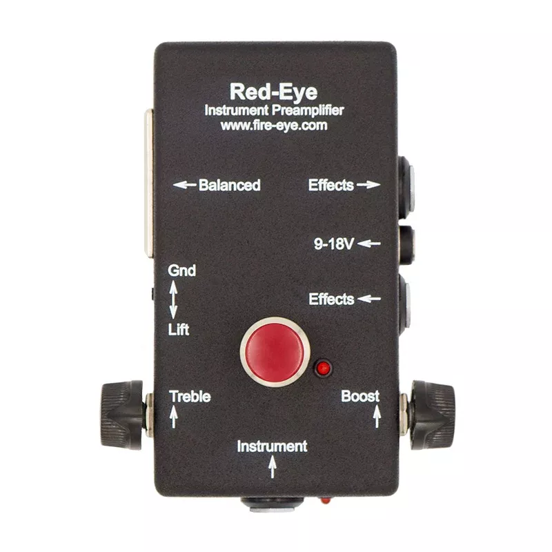 Fire-Eye Red-Eye Acoustic Preamp with Boost and DI Out