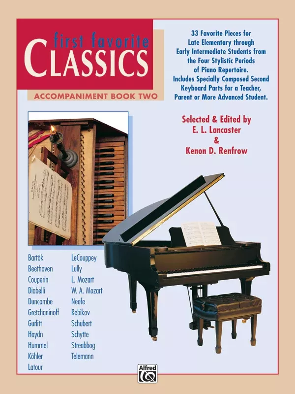 First Favorite Classics: Accompaniment, Book 2: Piano Book