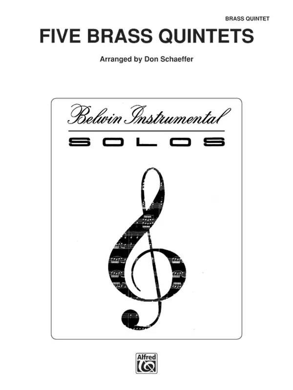 Five Brass Quintets: Brass Quintet Book