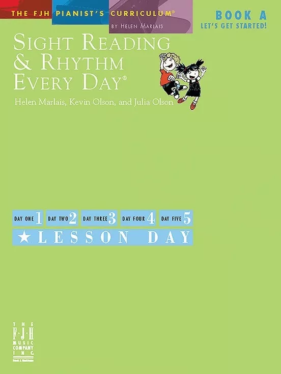 FJH FJH2170 Sight Reading & Rhythm Every Day, Let’s Get Started, Book A
