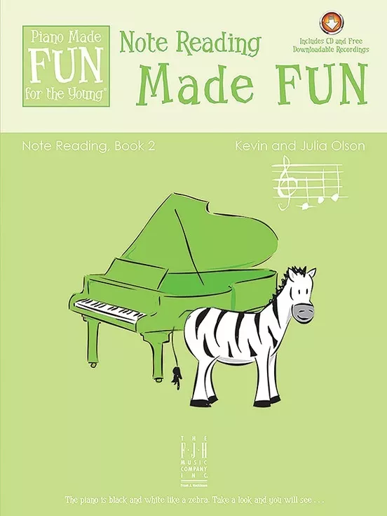 FJH FJH2216 Note Reading Made Fun for Piano w/CD