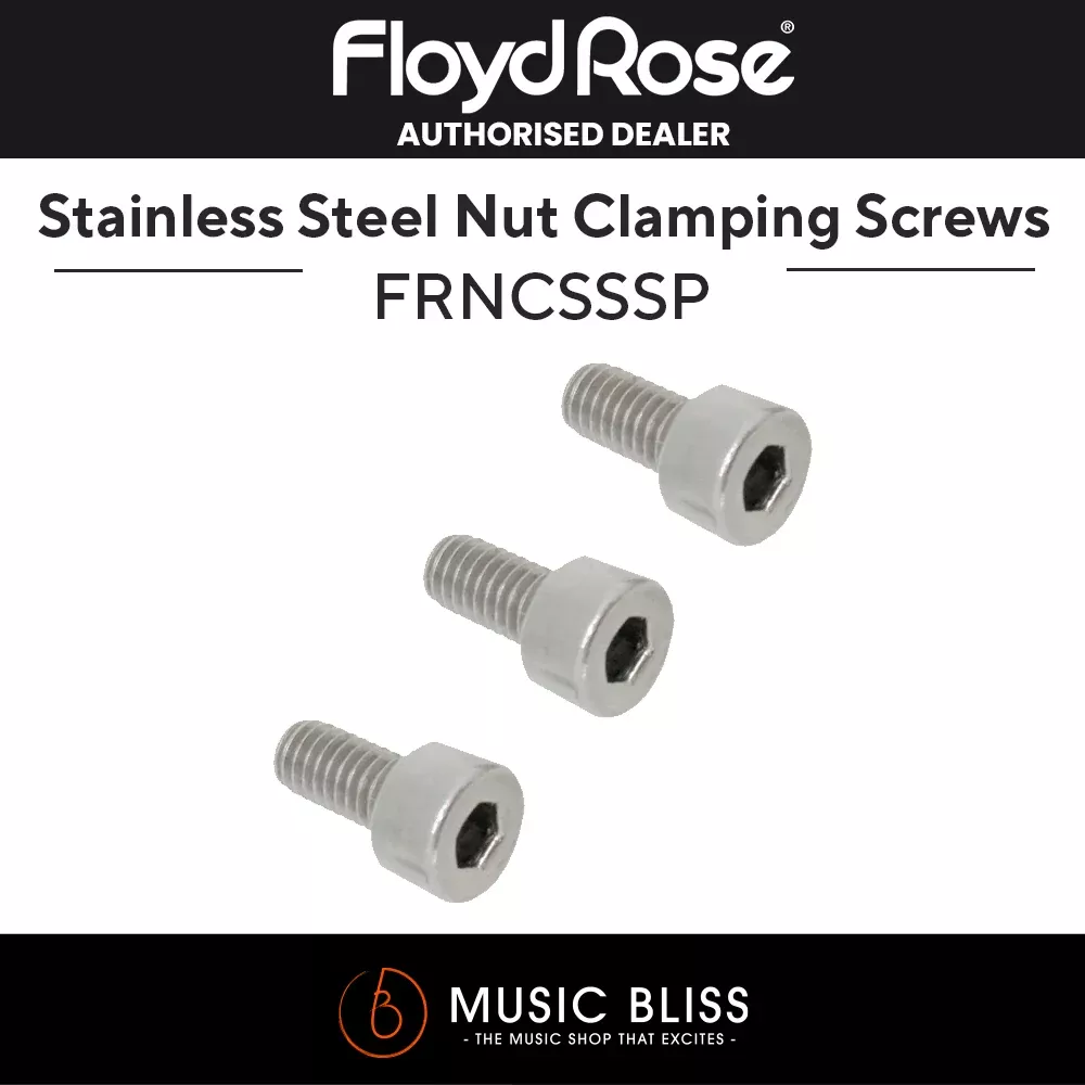 Floyd Rose Stainless Steel Nut Clamping Screws – set of 3