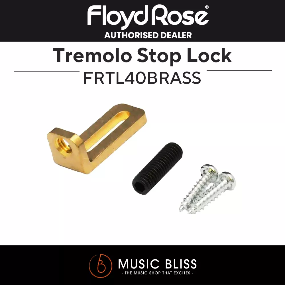 Floyd Rose Tremolo Stop Lock for Floyd Rose Floating Tremolo Systems – Brass