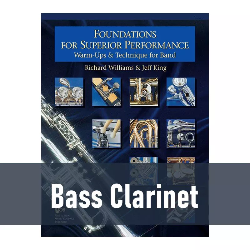 Foundations for Superior Performance – Bass Clarinet (Book 1)