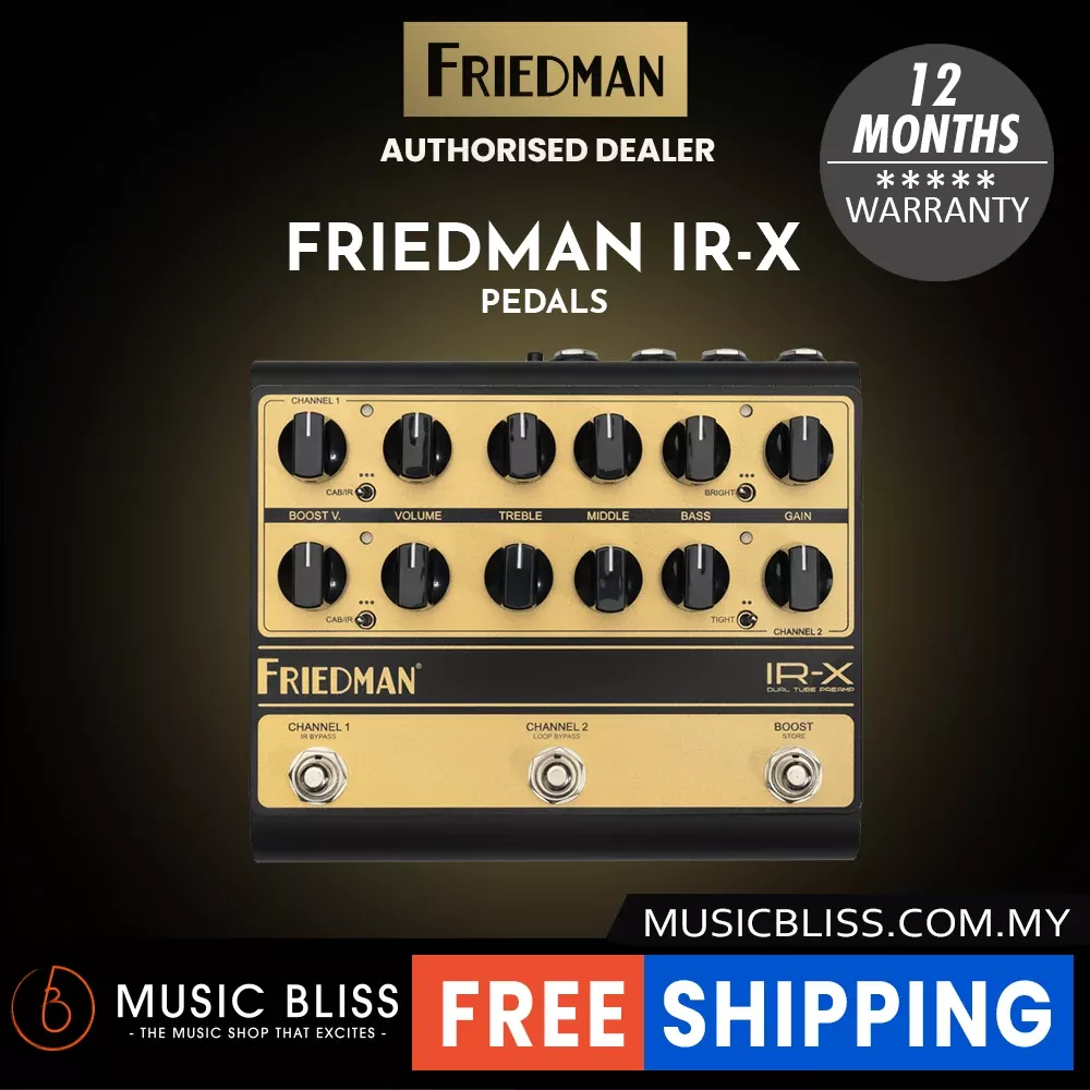 Friedman IR-X Dual Tube Preamp and DI