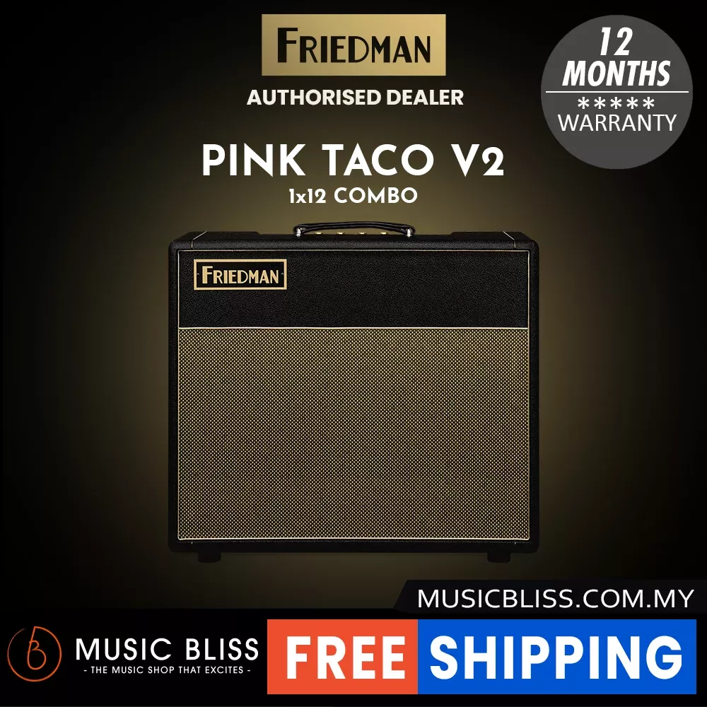 Friedman PINK TACO V2 20W 1×12″ Mini Tube Combo Amp