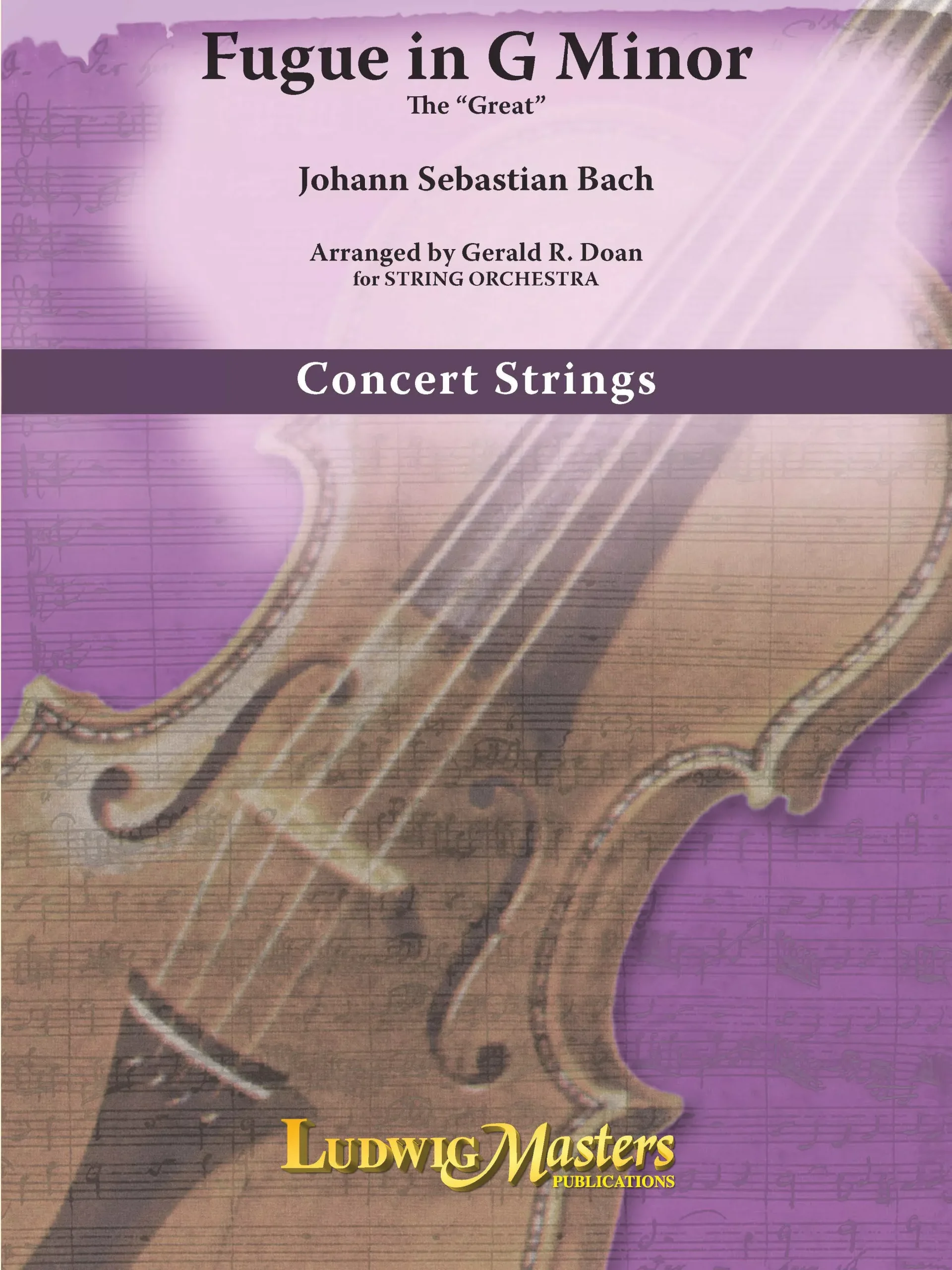 Fugue in G Minor, The Great: String Orchestra, Conductor Score