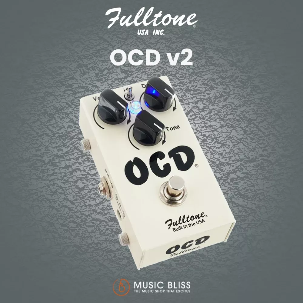 Fulltone OCD V2.0 Obsessive Compulsive Drive Overdrive Guitar Effects Pedal