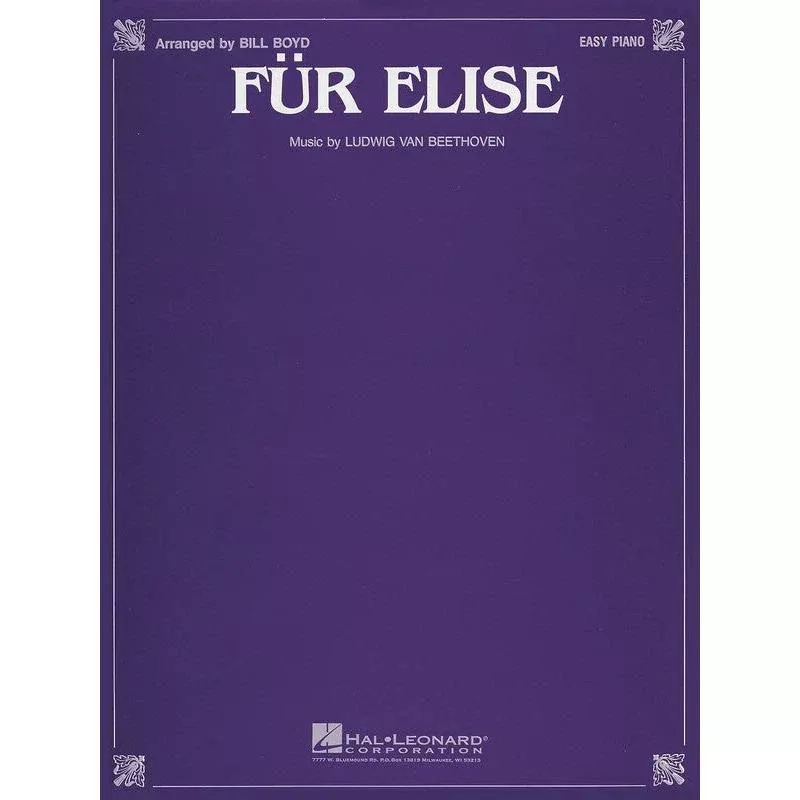 ‘Fur Elise’ Easy Piano