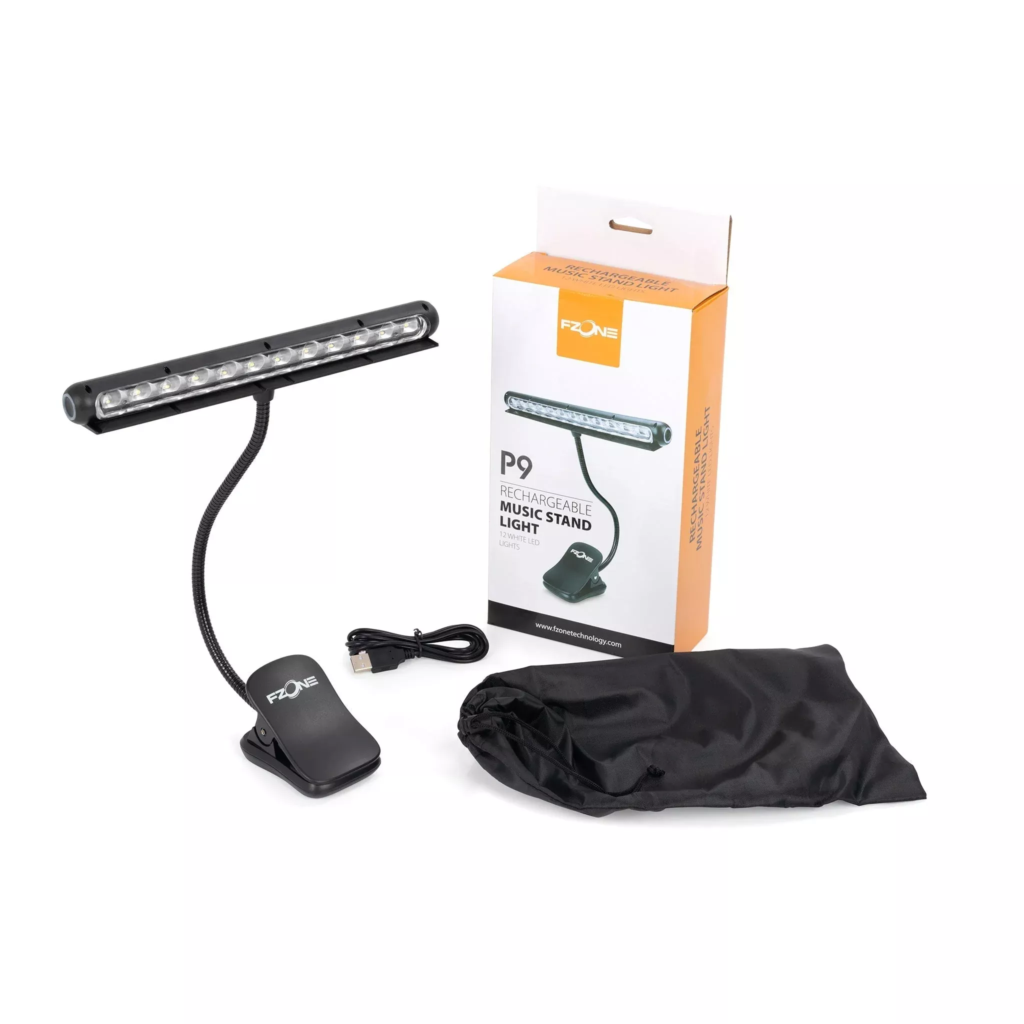 FZone 12 LED clip on orchestra light (P9)