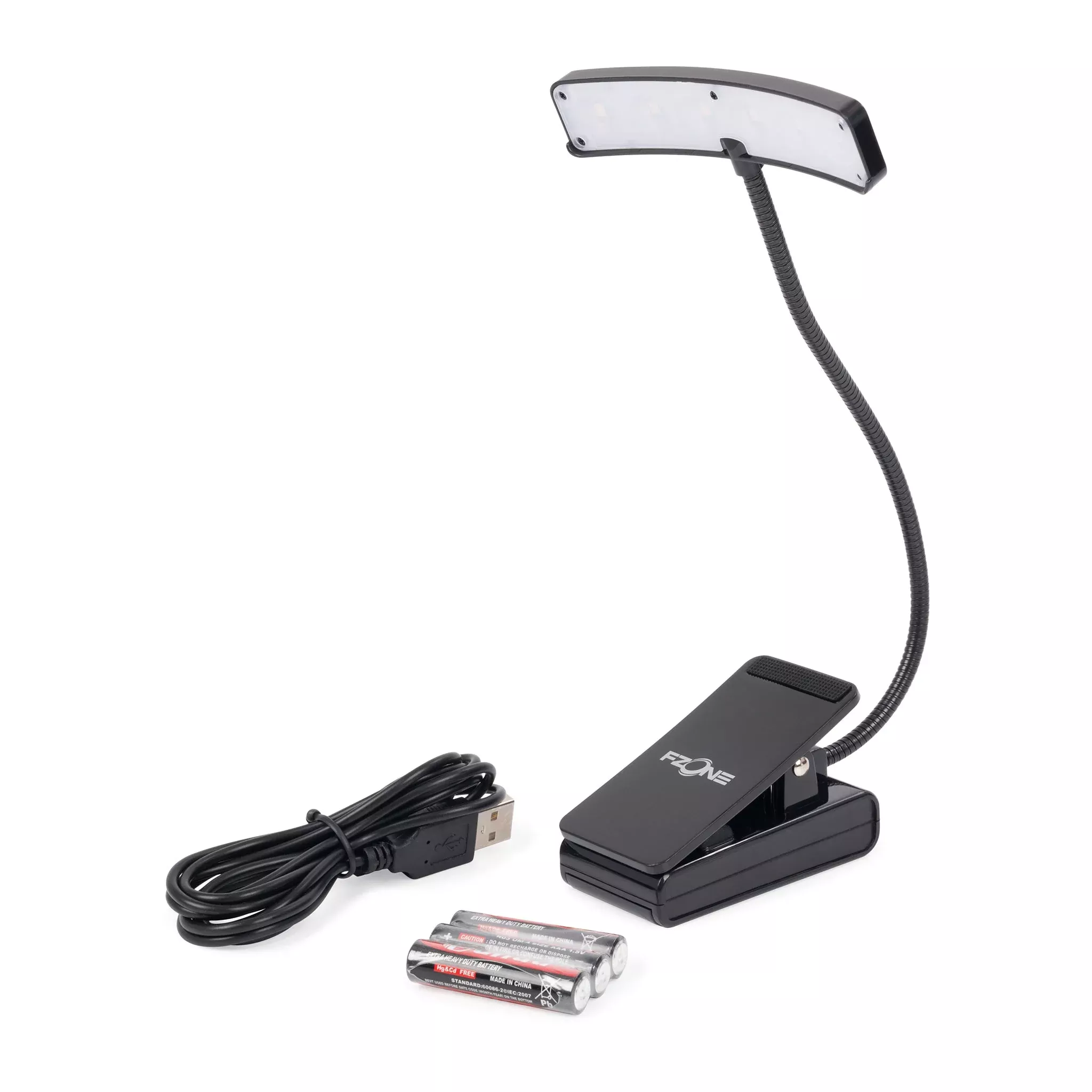FZone clip on 6 LED compact music stand light (FL9036)