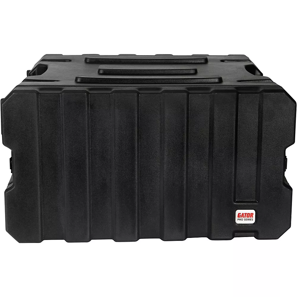 Gator G-Pro Roto Mold Rolling Rack Case Black 6 Space