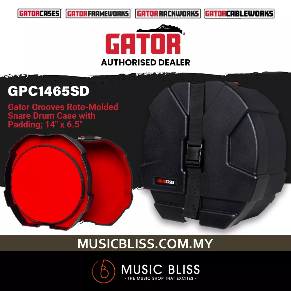 Gator GPC1465SD Grooves Snare Case – 6.5″ x 14″
