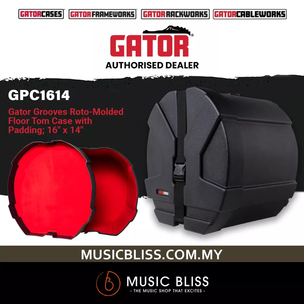 Gator GPC1614 Grooves Floor Tom Case – 14″ x 16″