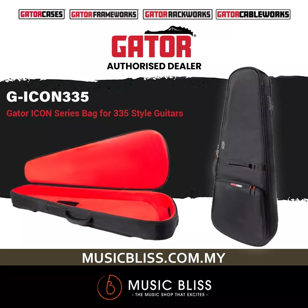 Gator Icon Series 335 Guitar Gig Bag – Black