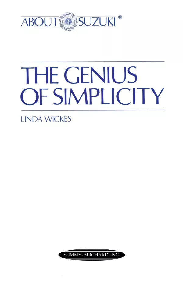 The Genius of Simplicity: Book