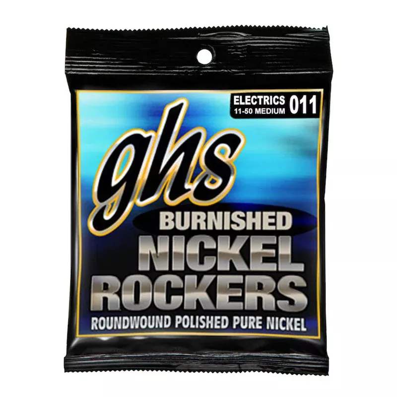 GHS BNRM Burnished Nickel Roundwound Medium Electric Guitar Strings