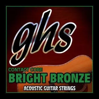 GHS Contact Core Bright Bronze Acoustic Guitar Strings