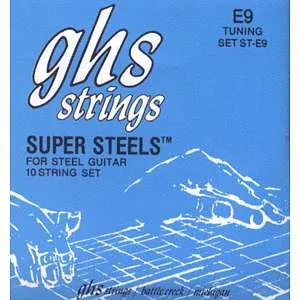 GHS ST-E9 Super Steels Pedal Steel Guitar Strings – E9th Tuning